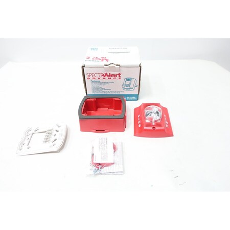 System Sensor SPECTRALERT WEATHERPROOF RED HORN/STROBE 12/24V FIRE ALARM P4RKA